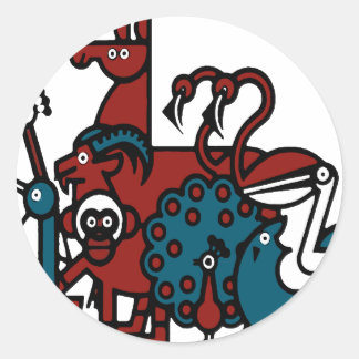 Penscyor-Design Ronde Sticker