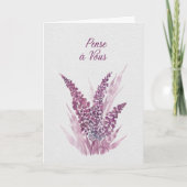 Pense à Vous – Lavender Sympathy & Thinking of You Kaart (Voorkant)