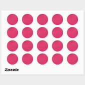 Pensed Crimson Ronde Sticker (Vel)
