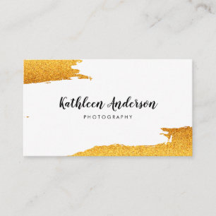 Pensed Gold Glitter Visitekaartje