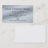 Pensed Silver Elegant Visitekaartje (Voorkant / Achterkant)