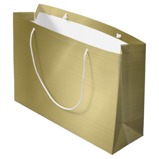 Penseded Deep Gold Large Cadeautasje (Achterkant Gekanteld)