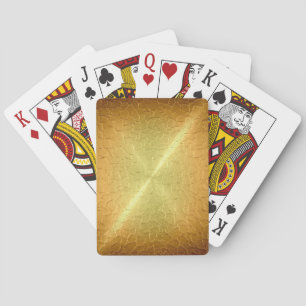 Penseded Gold Metal 2 Pokerkaarten
