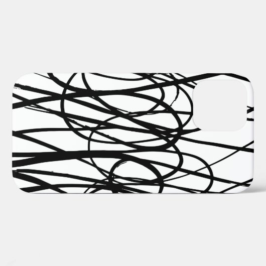 Penseel abstract patroon. Grunge textuur. Achtergr Case-Mate iPhone Case (Achterkant (horizontaal))