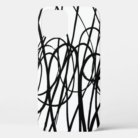 Penseel abstract patroon. Grunge textuur. Achtergr Case-Mate iPhone Case (Achterkant)