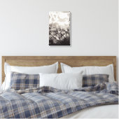 Penseel achtergrondverlichting Sonoran-woestijn B& Canvas Afdruk (Insitu (Slaapkamer))