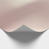 Penseel Champaign Roze Rose Gold Powder Minimale Cadeaupapier (Hoek)