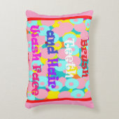 Penseel De tanden van het haaruiteinde voelen leuk Accent Kussen (Voorkant(Verticaal))