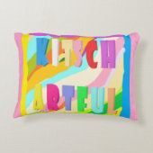 Penseel De tanden van het haaruiteinde voelen leuk Accent Kussen (Achterkant)