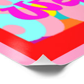 Penseel De tanden van het haaruiteinde voelen leuk Perfect Poster (Hoek)