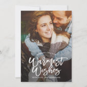  Penseel EDITABLE COLOR Holiday Photo Card Feestdagenkaart (Voorkant)