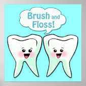 Penseel- en schuinschilderwerk poster (Voorkant)