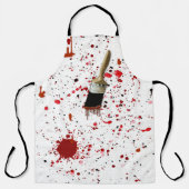 Penseel en spatbord verven schort (Voorkant)