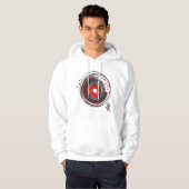 penseel gekleurd vinylrecord met de Word Love Hoodie (Voorkant volledig)