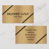 Penseel Gold-Visitekaartje Visitekaartje (Voorkant / Achterkant)