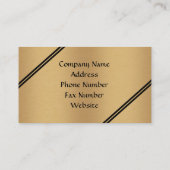 Penseel Gold-Visitekaartje Visitekaartje (Achterkant)