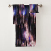 Penseel hout met neonvlekken? bad handdoek (Insitu)