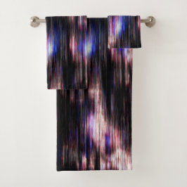 Penseel hout met neonvlekken? bad handdoek