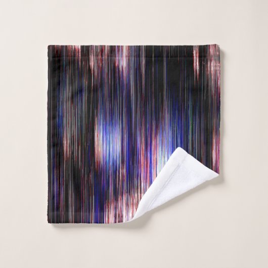 Penseel hout met neonvlekken? bad handdoek (Wasdoekje)