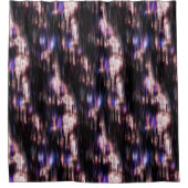 Penseel hout met neonvlekken? douchegordijn (Voorkant)