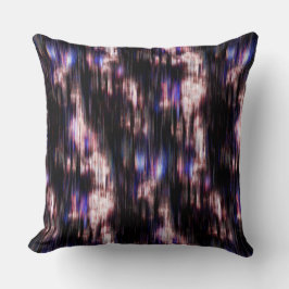 Penseel hout met neonvlekken? kussen