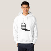 Penseel Icoon Hoodie (Voorkant volledig)