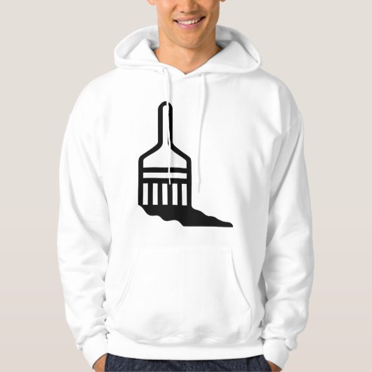 Penseel Icoon Hoodie (Voorkant)