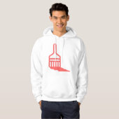 Penseel Icoon Hoodie (Voorkant volledig)