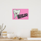 Penseel je tanden! poster (Keuken)