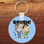 Penseel je twitje-shirts en cadeautjes sleutelhanger (Voorkant)