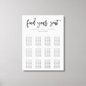 Penseel kalligrafiesediagram Verpakt Canvas Afdruk (Voorkant)