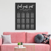 Penseel kalligrafiesediagram Verpakt Canvas Afdruk (Insitu (Woonkamer))