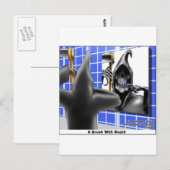 Penseel met dood Funny Halloween Cartoon Gifts Briefkaart (Voorkant / Achterkant)