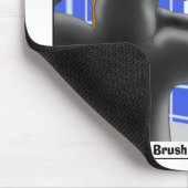 Penseel met dood Funny Halloween Cartoon Gifts Muismat (Hoek)