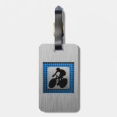 Penseel metaal bagagelabel (Achterkant verticaal)