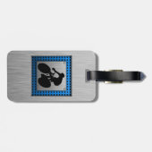 Penseel metaal bagagelabel (Achterkant horizontaal)