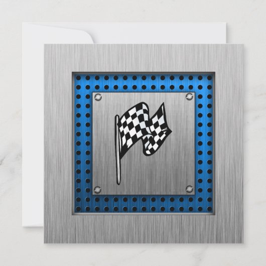 Penseel metaal kijkt Raceflak Kaart (Achterkant)