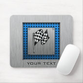 Penseel metaal kijkt Raceflak Muismat (Met muis)