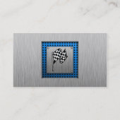 Penseel metaal kijkt Raceflak Visitekaartje (Achterkant)