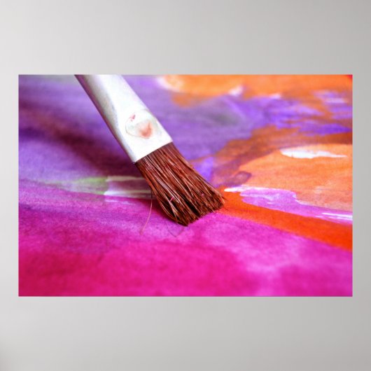 Penseel Poster (Voorkant)