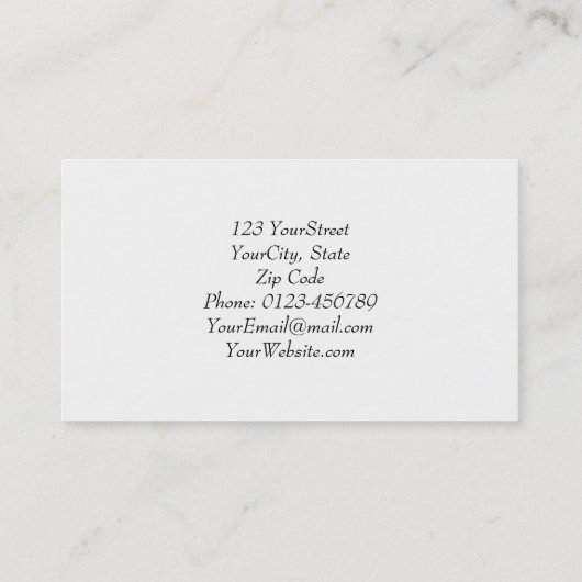 Penseel rood van het Bedrijf van de het schilderen Visitekaartje (Achterkant)