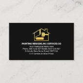 Penseel Schilderen Home Painter Services Visitekaartje (Achterkant)