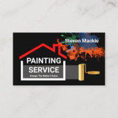Penseel Schilderen Home Painter Services Visitekaartje (Voorkant)