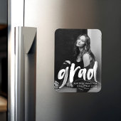 Penseel Script Afstudeerder Afstuderen foto Magneet