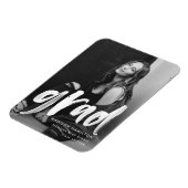 Penseel Script Afstudeerder Afstuderen foto Magneet (Linkerzijde)