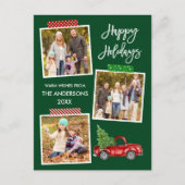 Penseel Script Craft Tape  Truck Holiday Briefkaart (Voorkant)