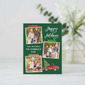 Penseel Script Craft Tape  Truck Holiday Briefkaart (Staand voorkant)