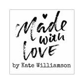 Penseel script handgemaakte Business Stamp Rubberstempel (Afrduk)