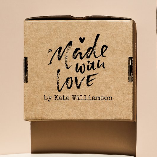 Penseel script handgemaakte Business Stamp Rubberstempel