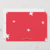 Penseel Script Holiday Photo Card Feestdagenkaart (Achterkant)